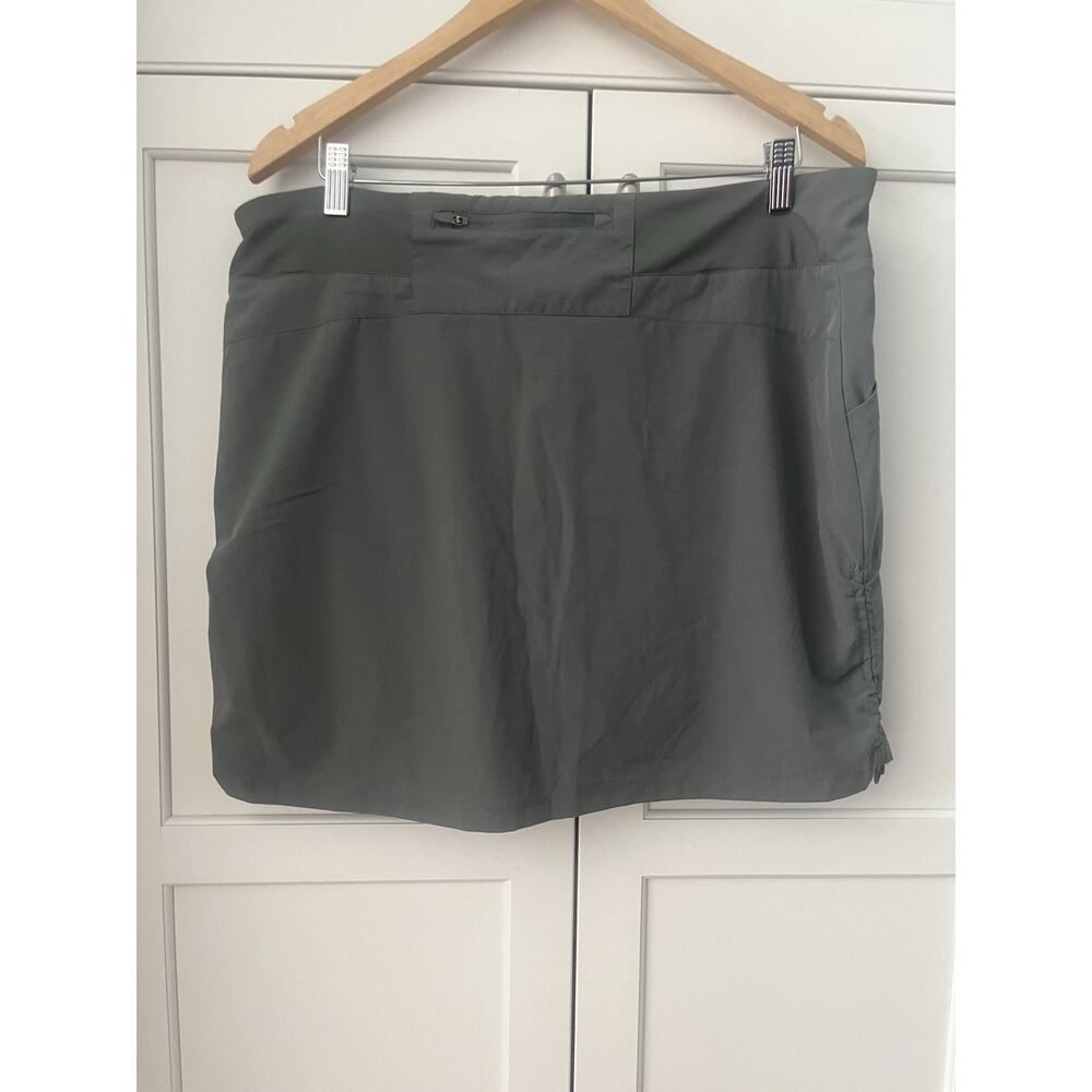Kyodan Womens Outdoor Collection Stretch Gray Athletic Skort Size XL NWT